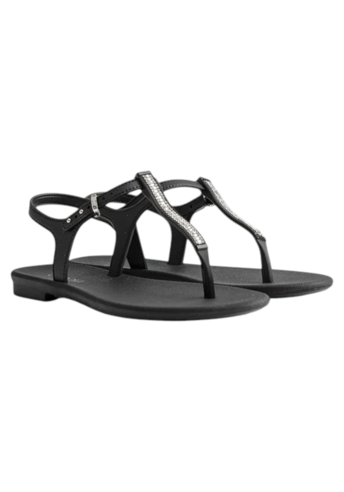 CIABATTE-INFRADITO Nero/argento Grendha