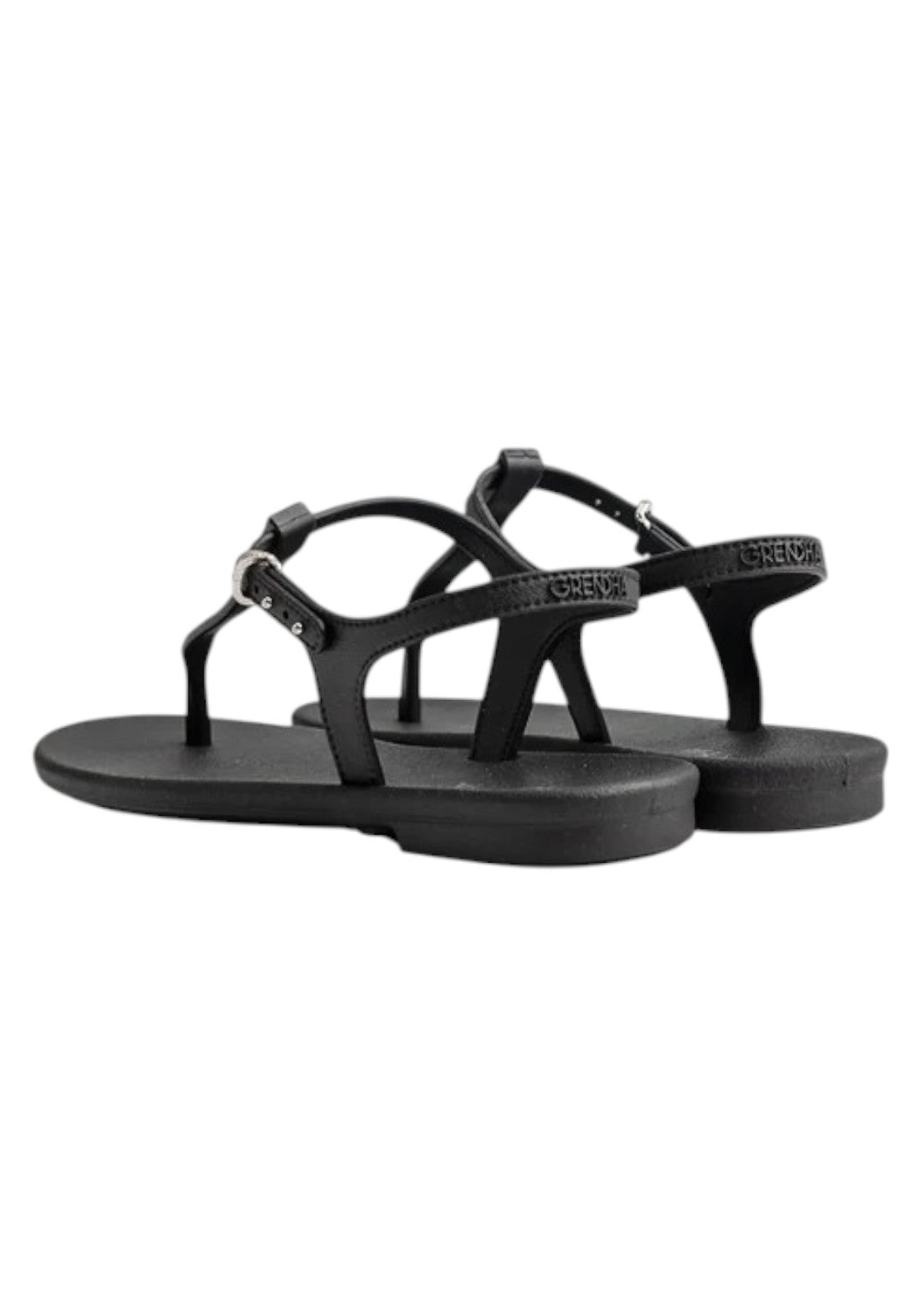 CIABATTE-INFRADITO Nero/argento Grendha