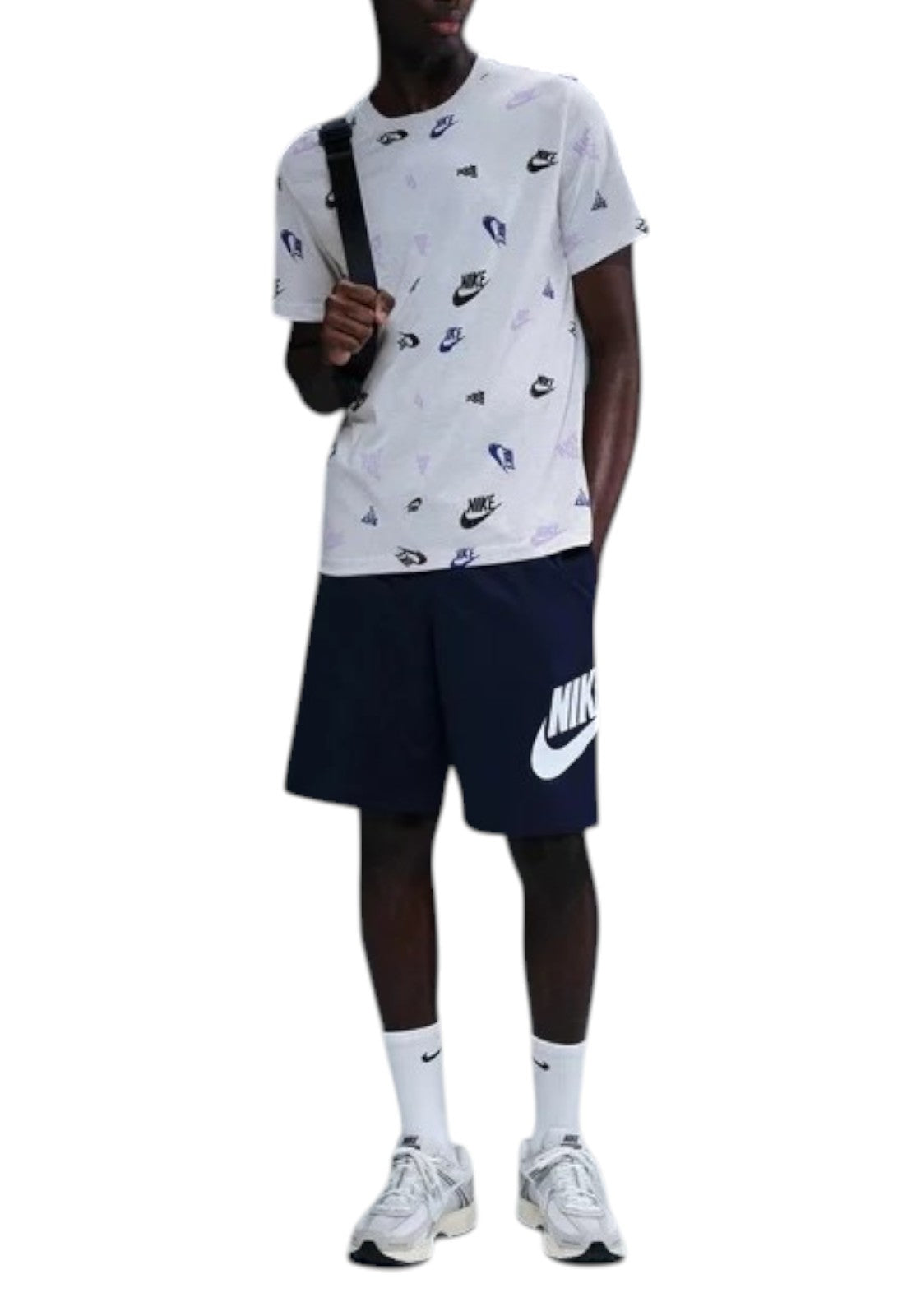 T-SHIRT E CANOTTE Grigio Melange Nike