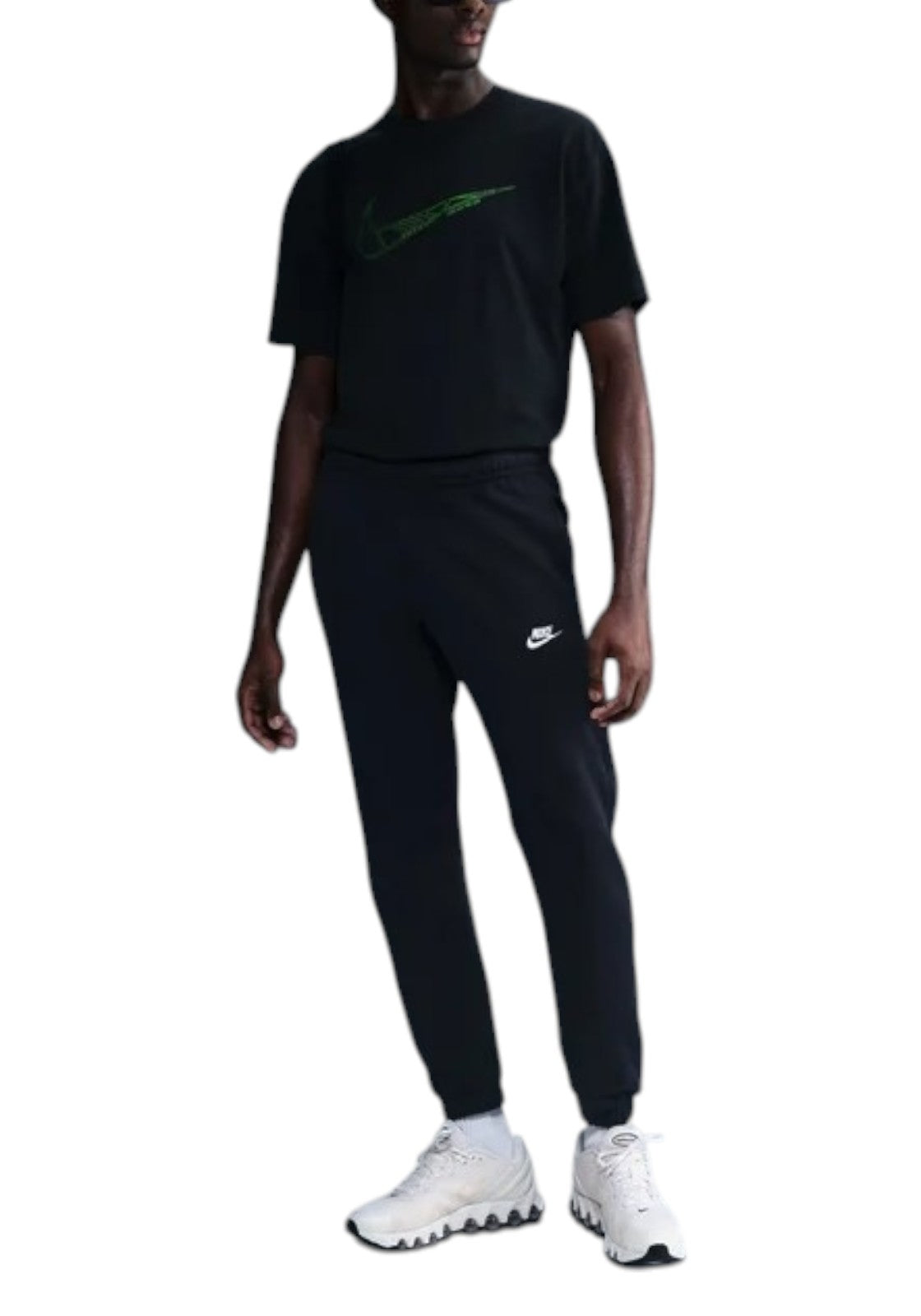 T-SHIRT E CANOTTE Nero/verde Nike