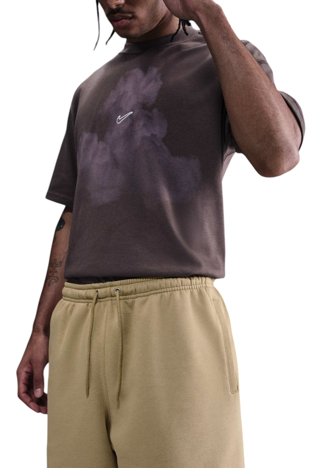 PANTALONCINI Beige/bianco Nike