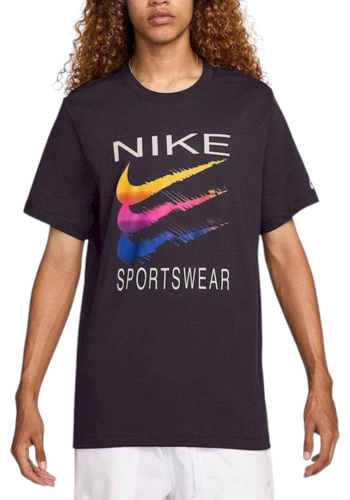 T-SHIRT E CANOTTE Nero/arancio Nike