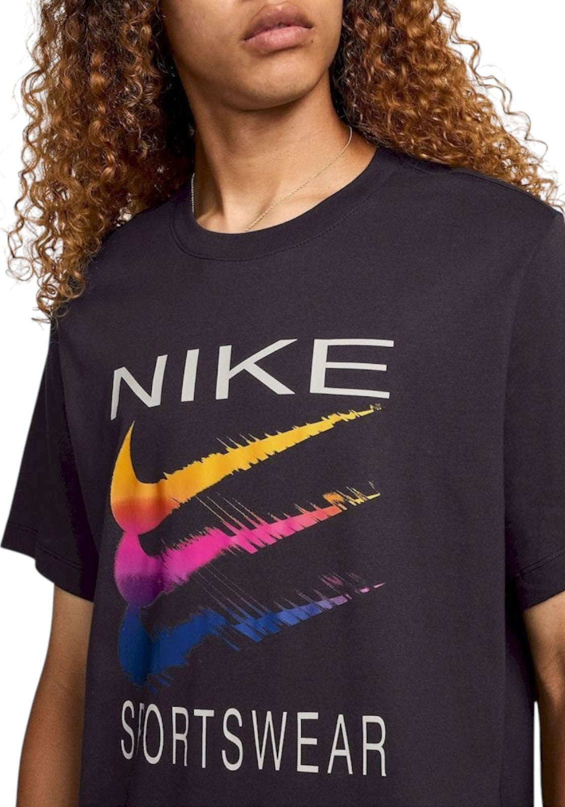 T-SHIRT E CANOTTE Nero/arancio Nike