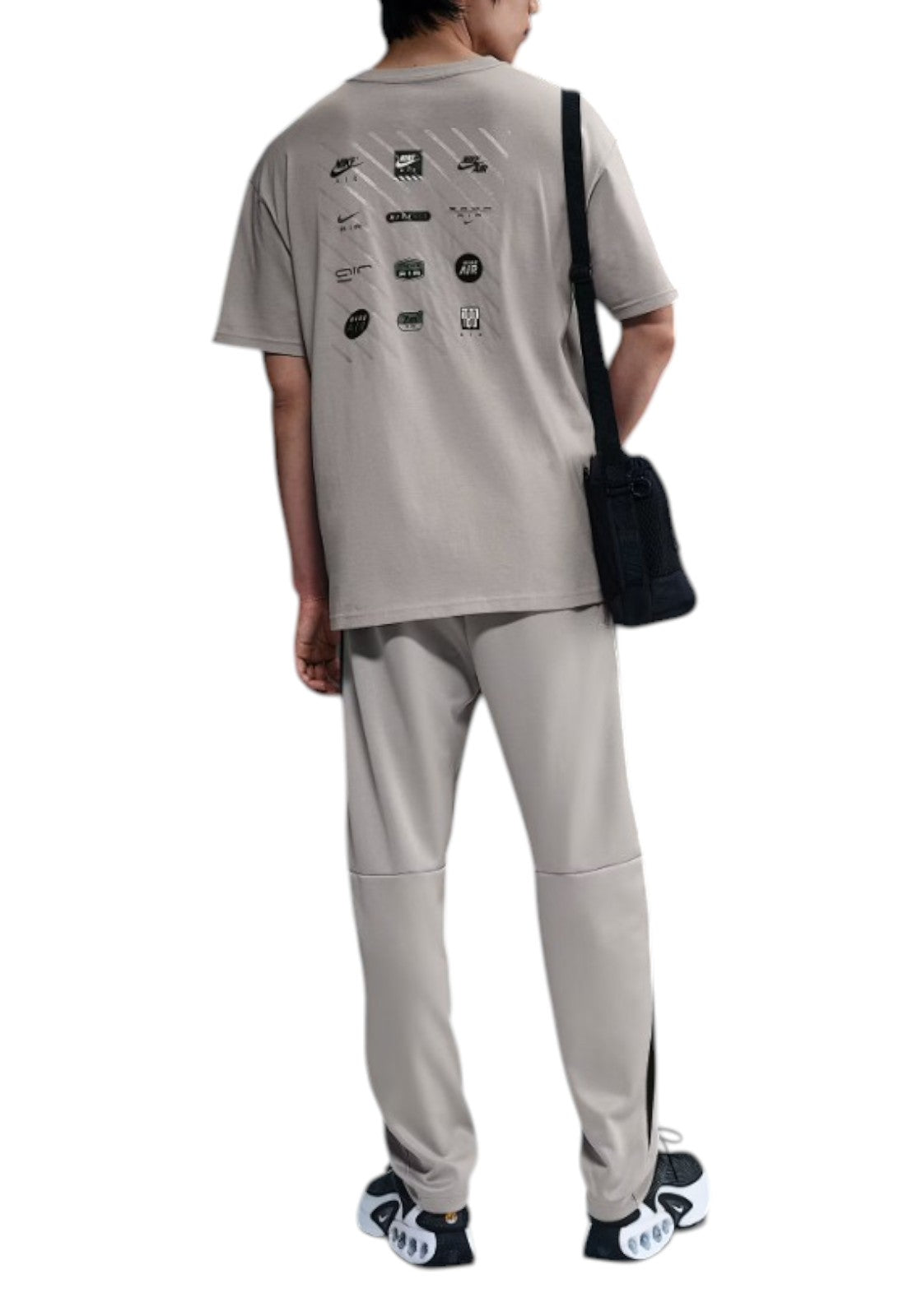 T-SHIRT E CANOTTE Grigio/nero Nike