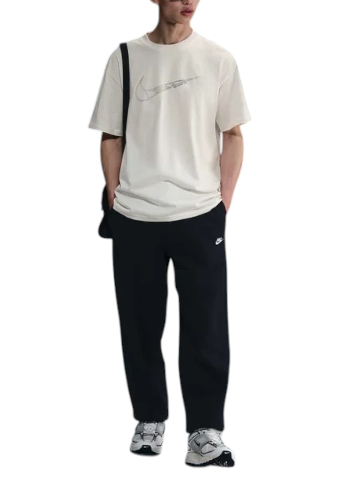 T-SHIRT E CANOTTE Bianco/nero Nike