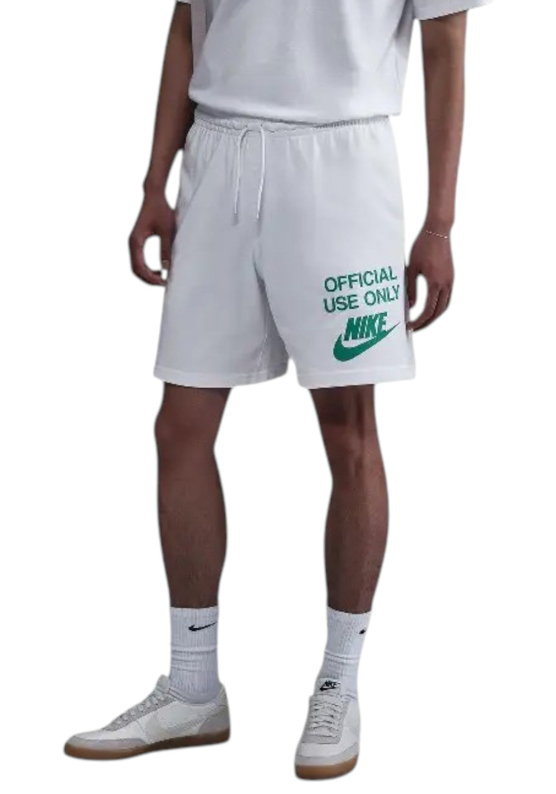 PANTALONCINI Bianco/verde Nike