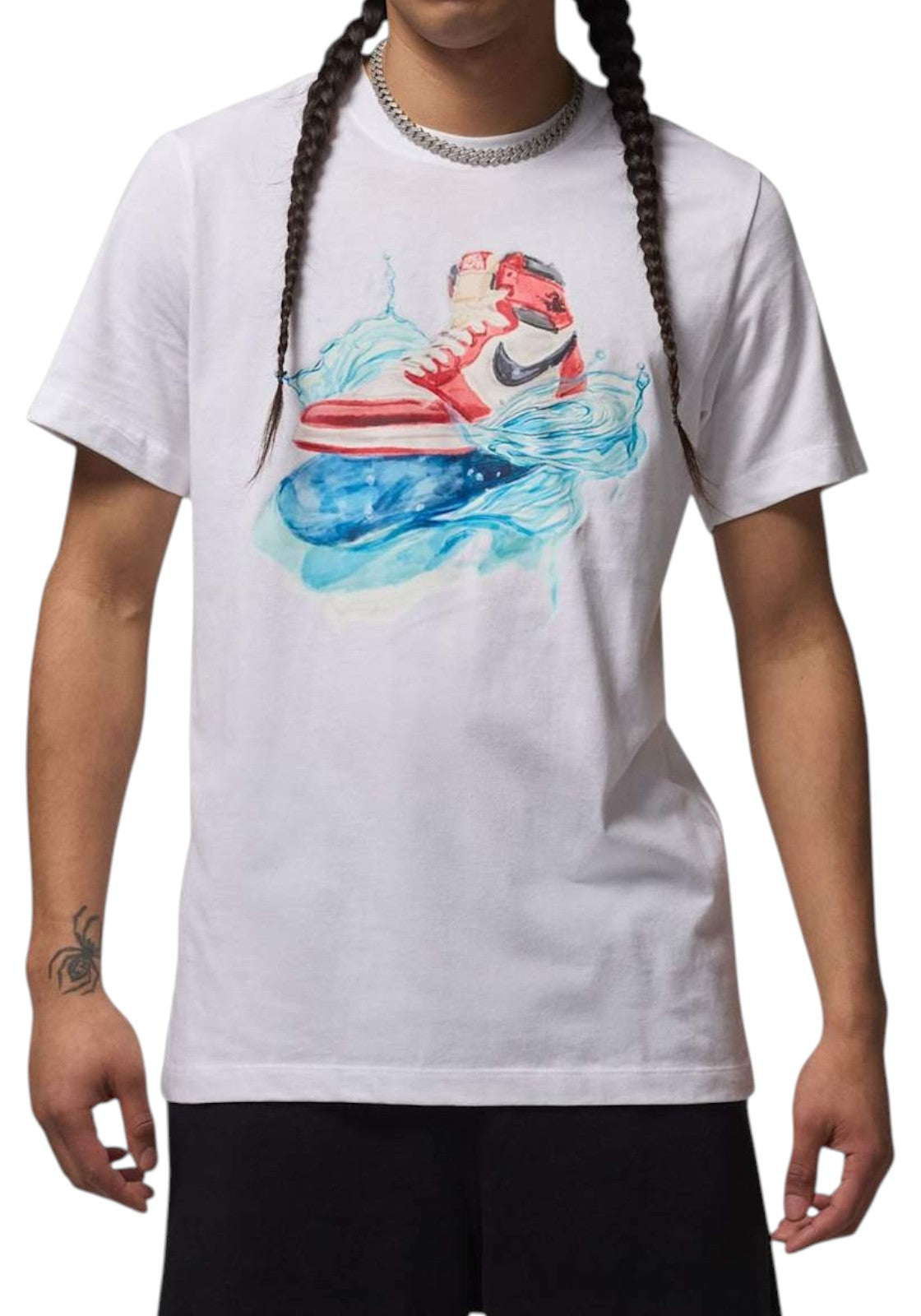 T-SHIRT E CANOTTE Bianco/celeste Nike
