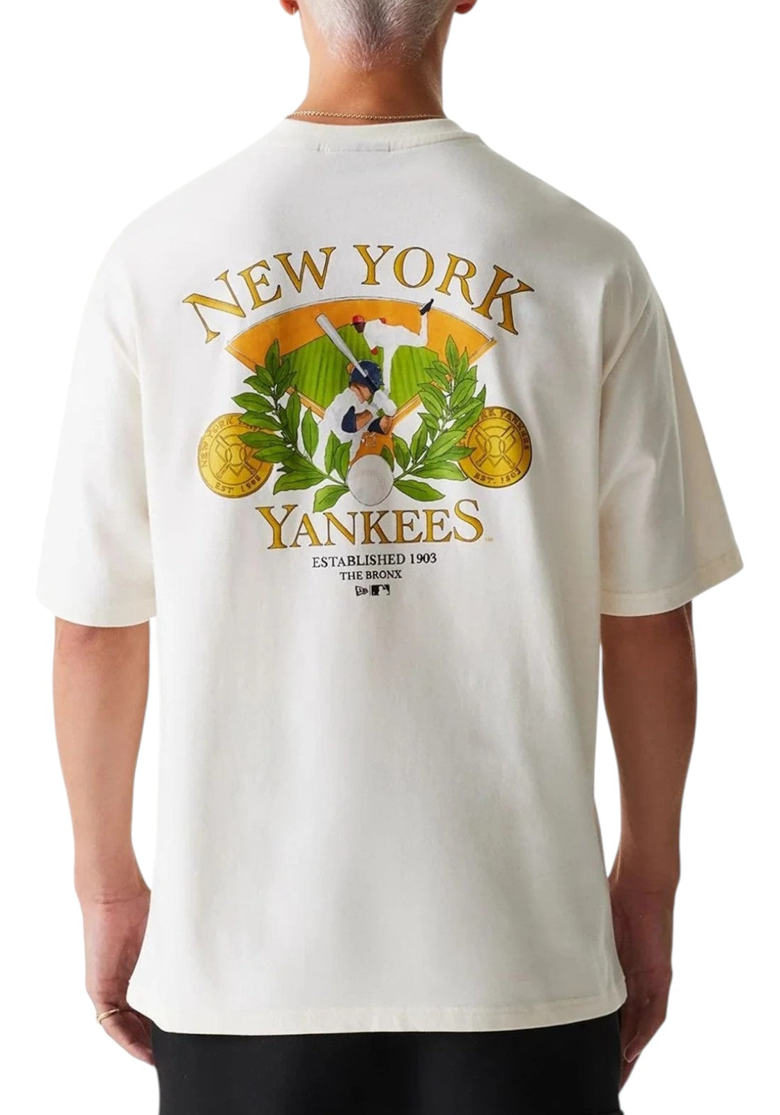 T-SHIRT E CANOTTE Beige/verde New Era