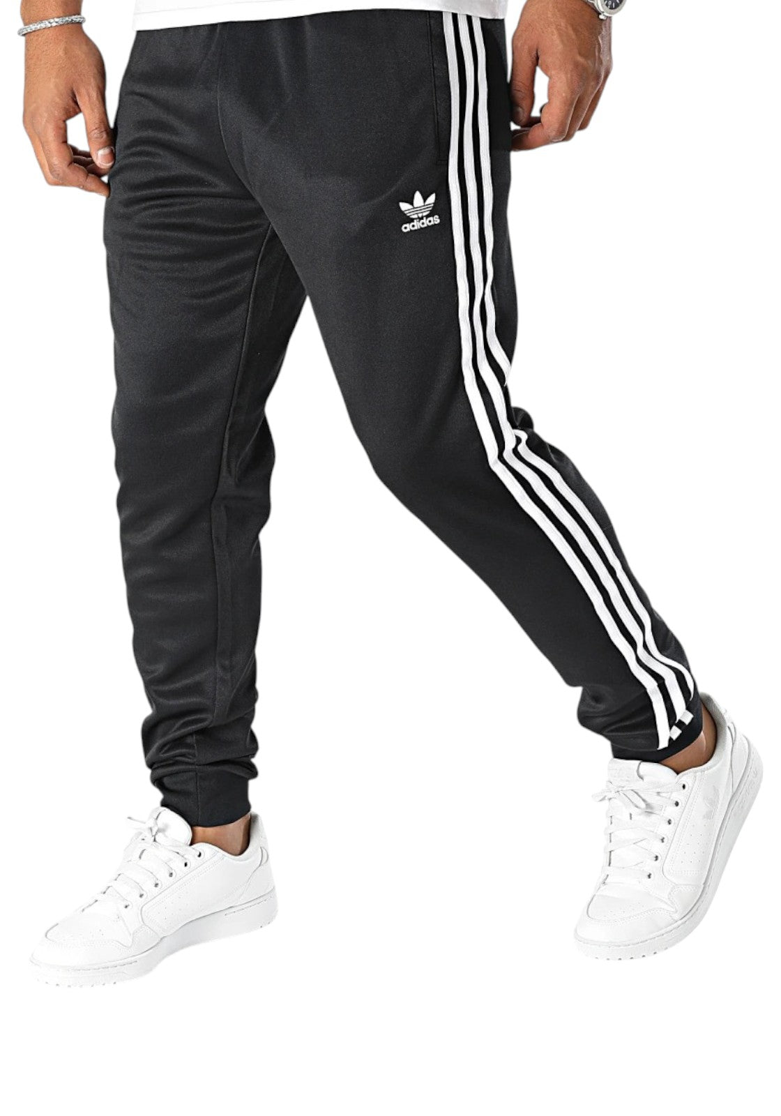 PANTALONI Nero/bianco Adidas Originals