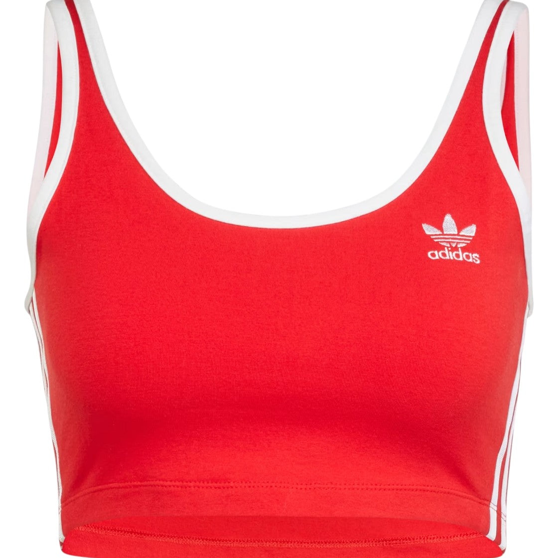TOP PALESTRA Rosso/bianco Adidas Originals
