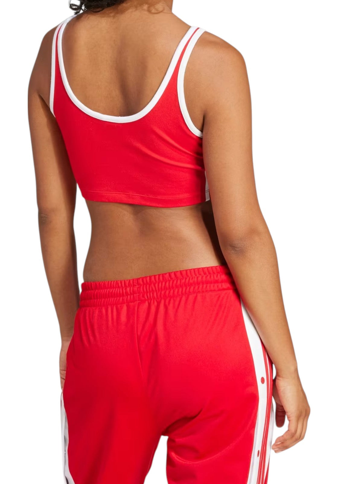TOP PALESTRA Rosso/bianco Adidas Originals