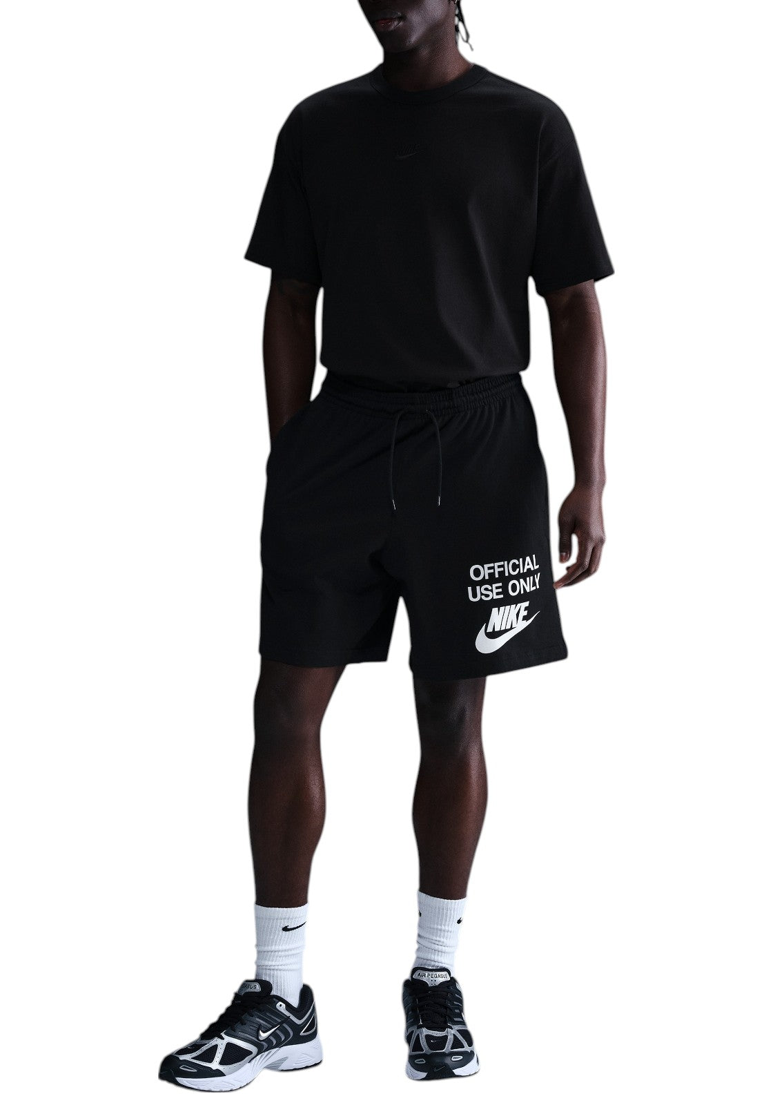 PANTALONCINI Nero/bianco Nike