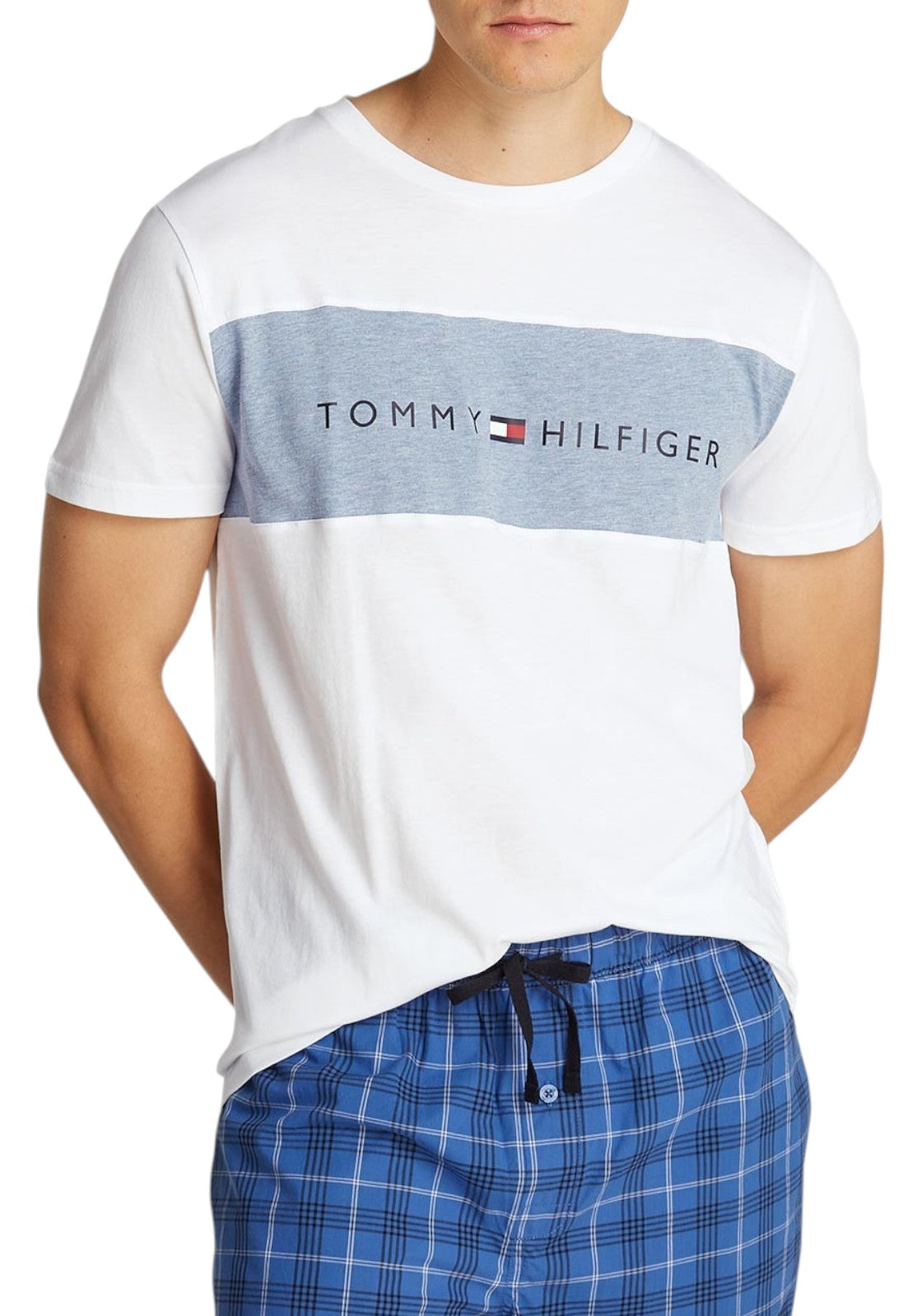 T-SHIRT E CANOTTE Bianco/celeste Tommy Hilfiger