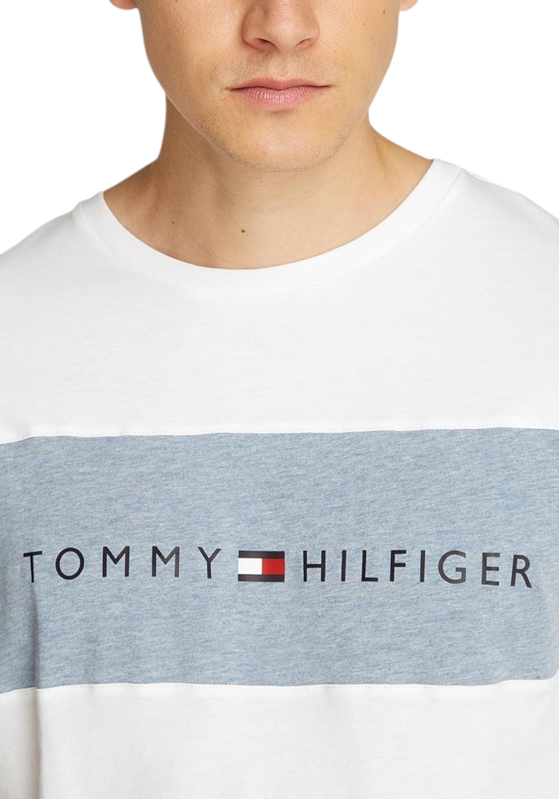 T-SHIRT E CANOTTE Bianco/celeste Tommy Hilfiger