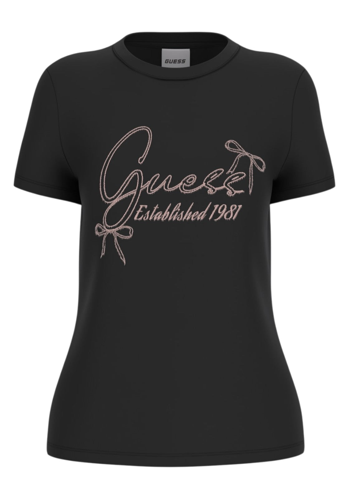 T-SHIRT E CANOTTE Nero/rosa Guess