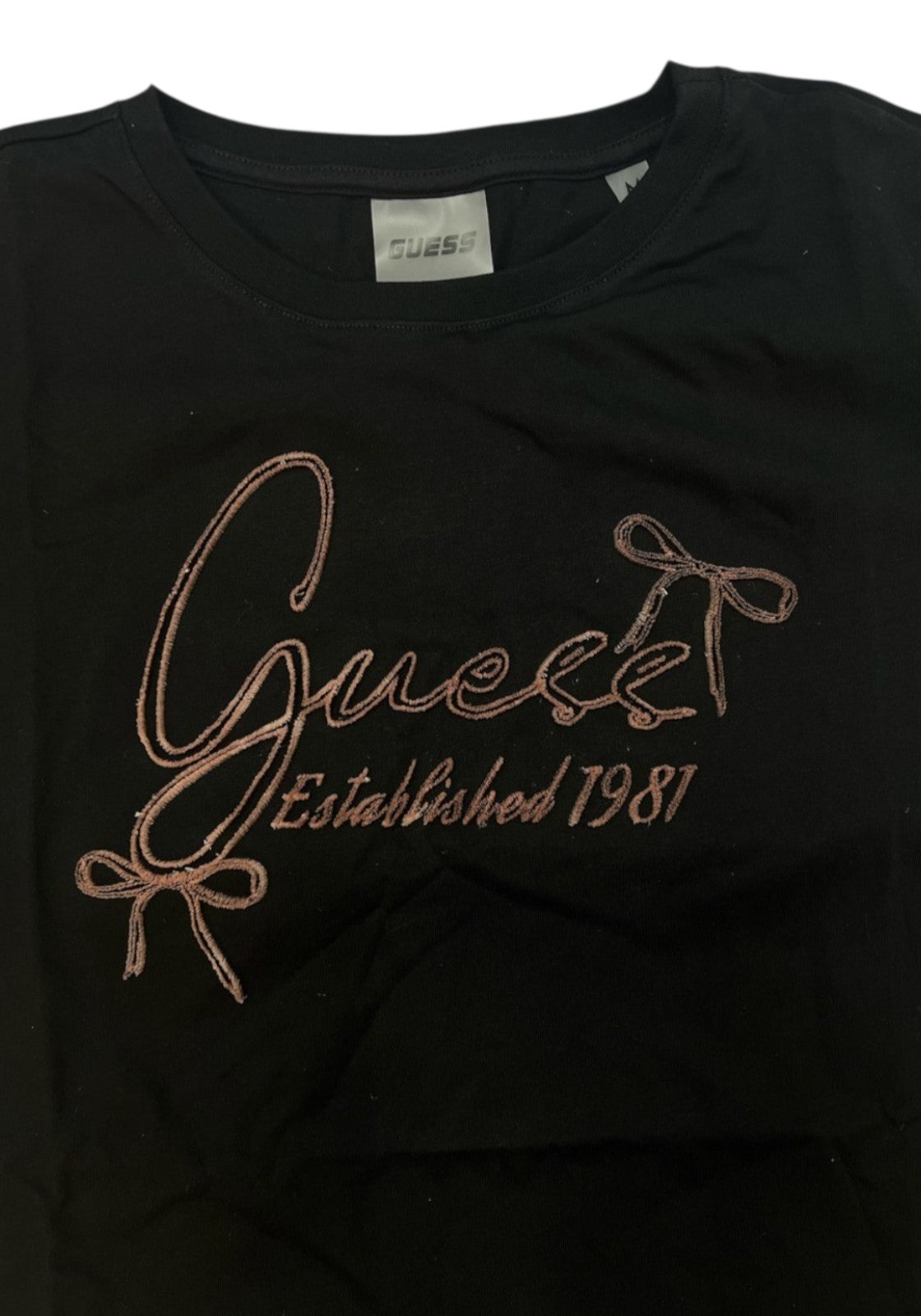 T-SHIRT E CANOTTE Nero/rosa Guess