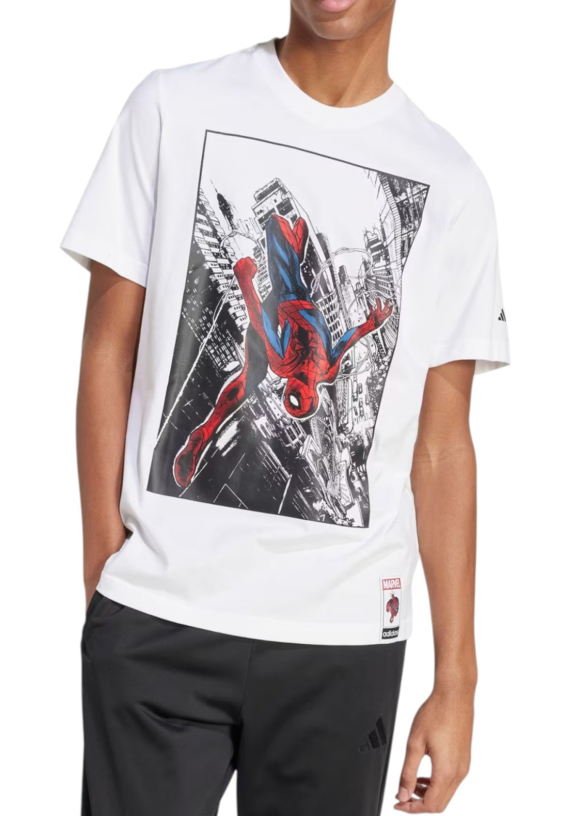 T-SHIRT E CANOTTE Bianco/nero Adidas