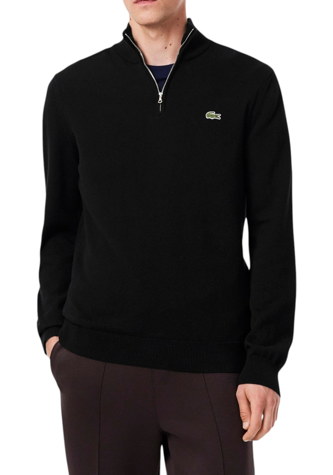 MAGLIONI E POLO Nero Lacoste