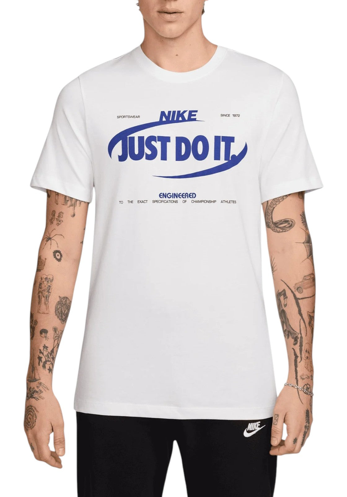 T-SHIRT E CANOTTE Bianco/azzurro Nike
