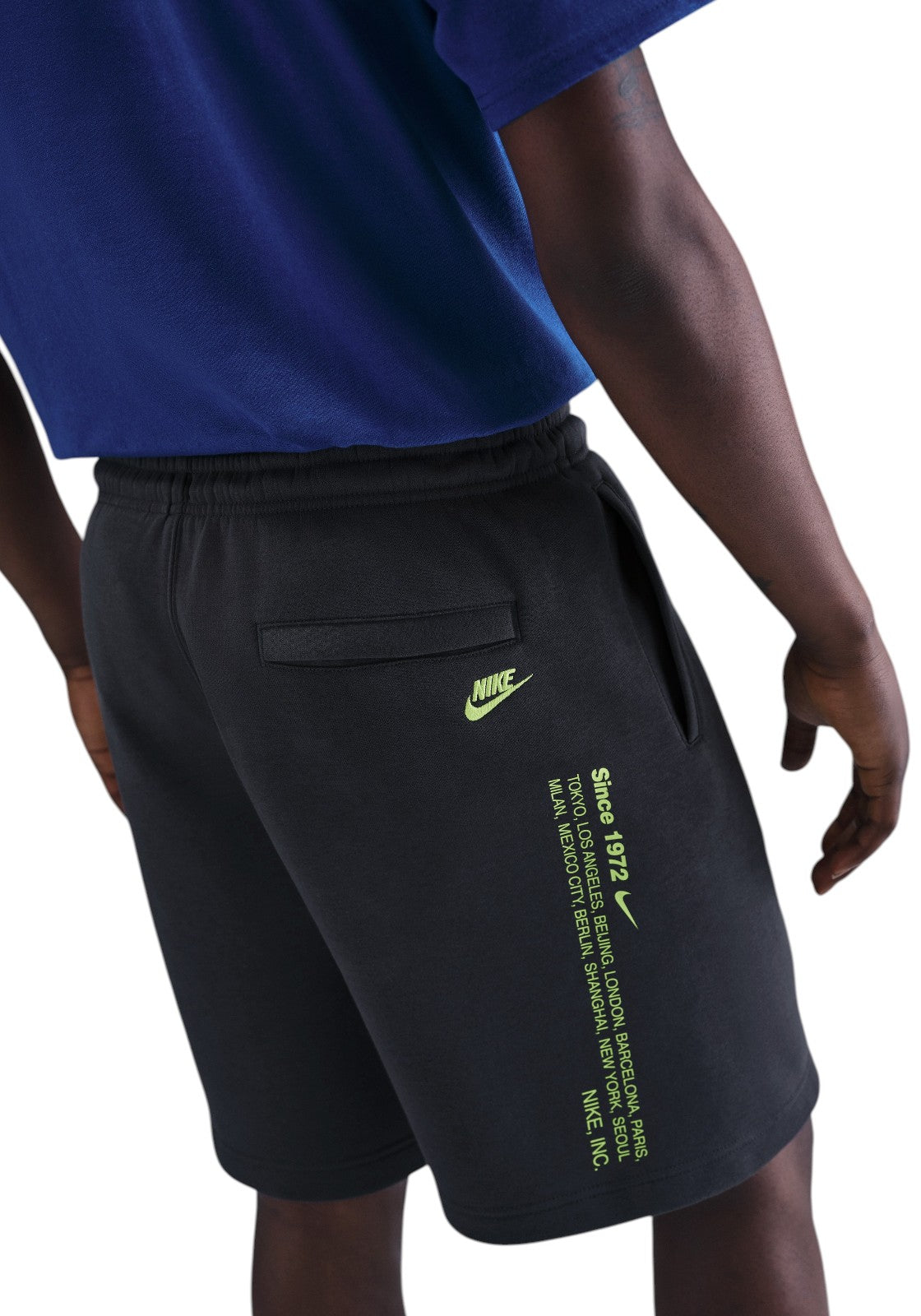 PANTALONCINI Grigio/giallo Nike