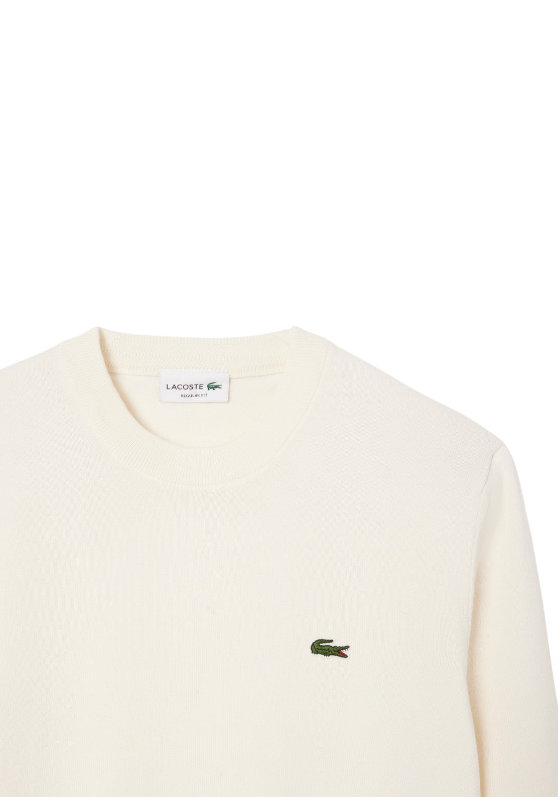 MAGLIONI E POLO Natural White Lacoste