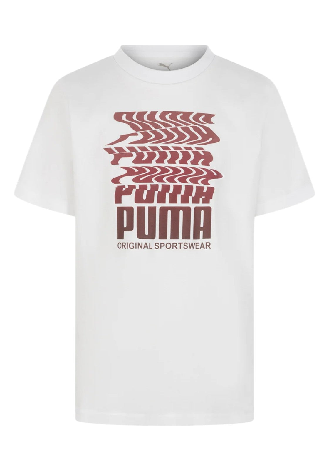 T-SHIRT E CANOTTE Bianco/bordeaux Puma