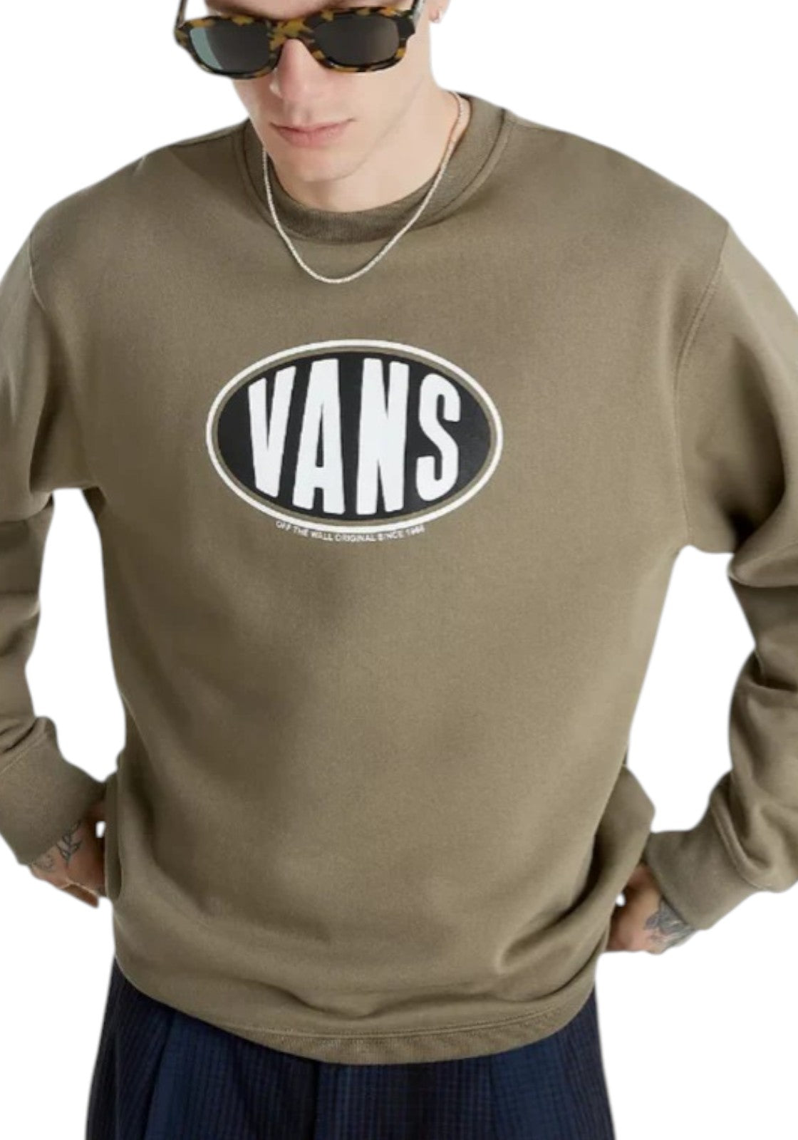 FELPE Verde Militare Vans