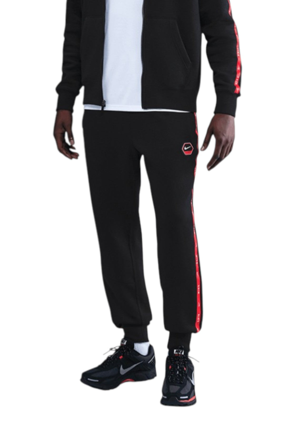 PANTALONI Nero/rosso Nike