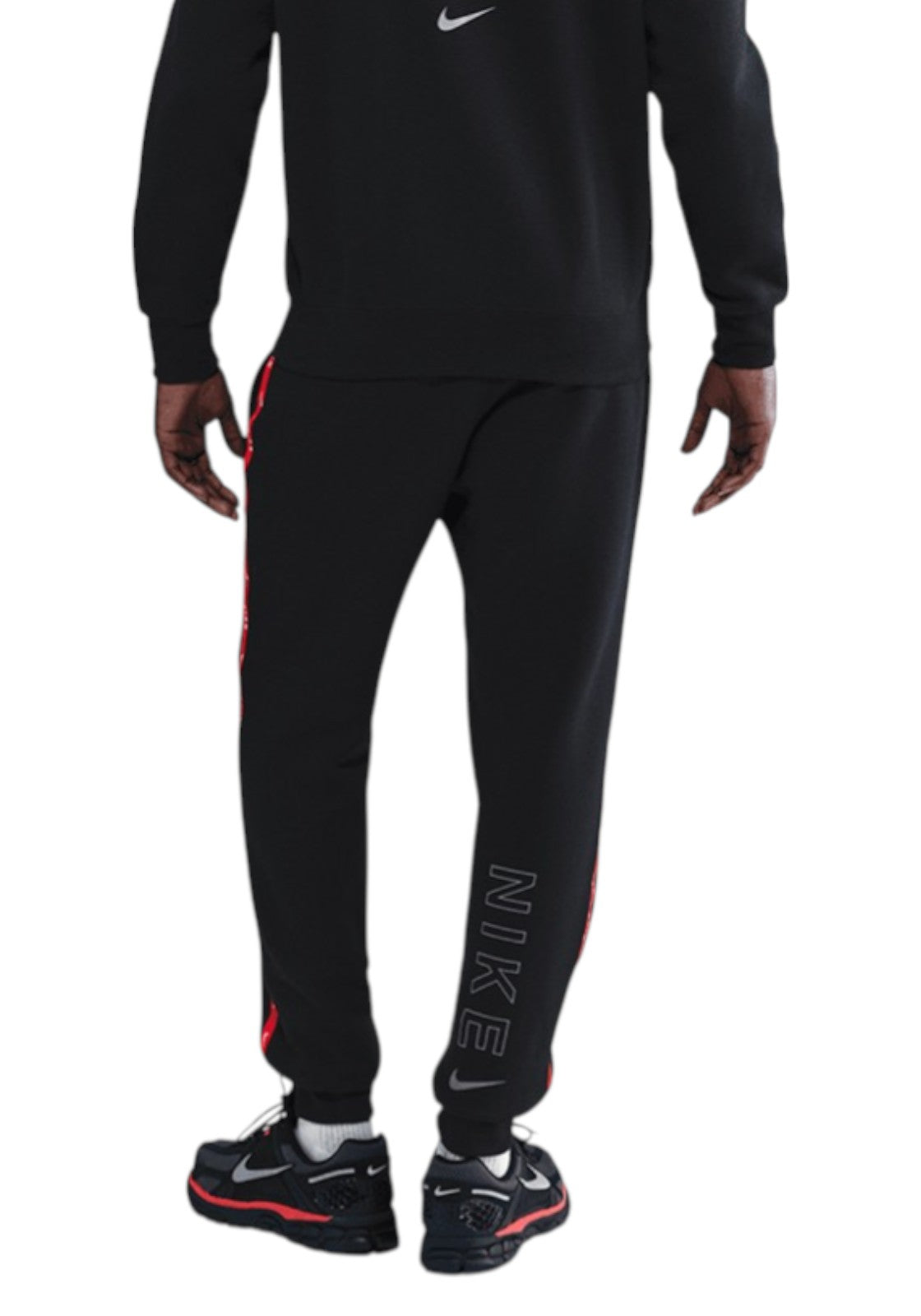 PANTALONI Nero/rosso Nike
