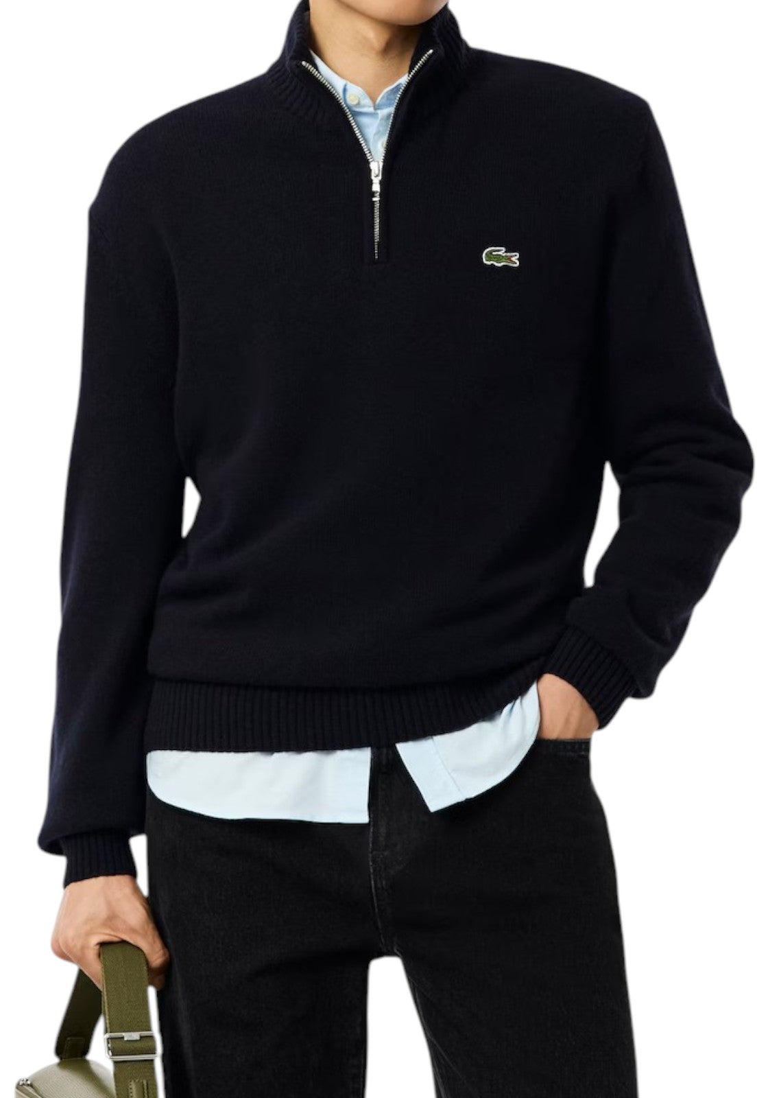 MAGLIONI E POLO Blu Lacoste