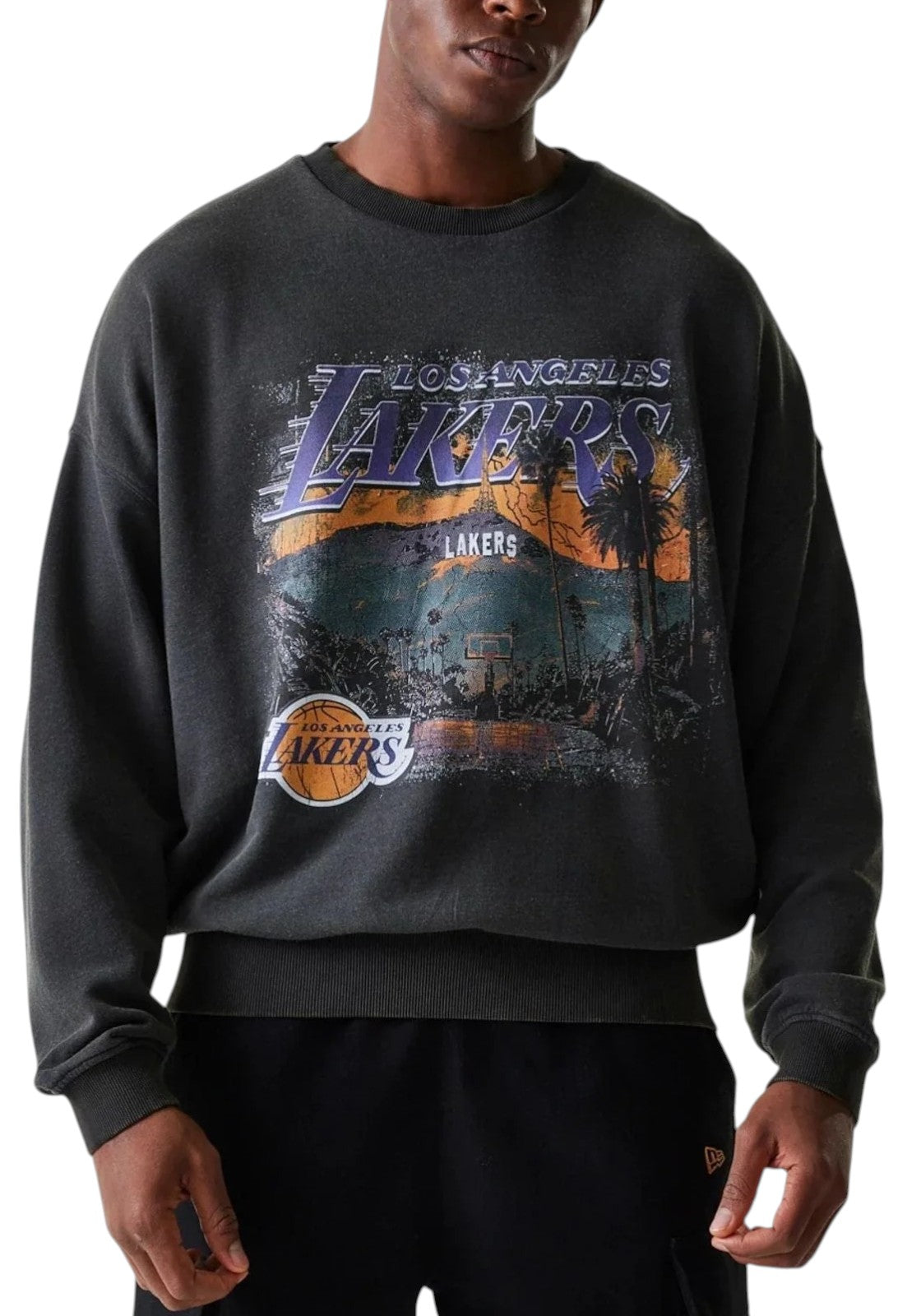 FELPE Nero/arancio New Era