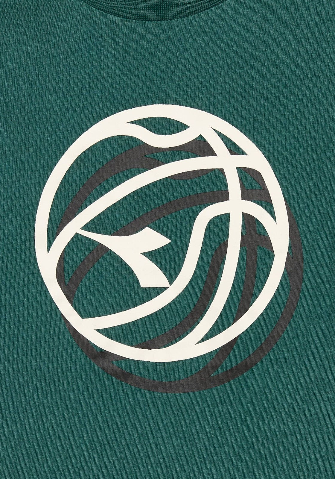 T-SHIRT E CANOTTE Petrolio/bianco Diadora