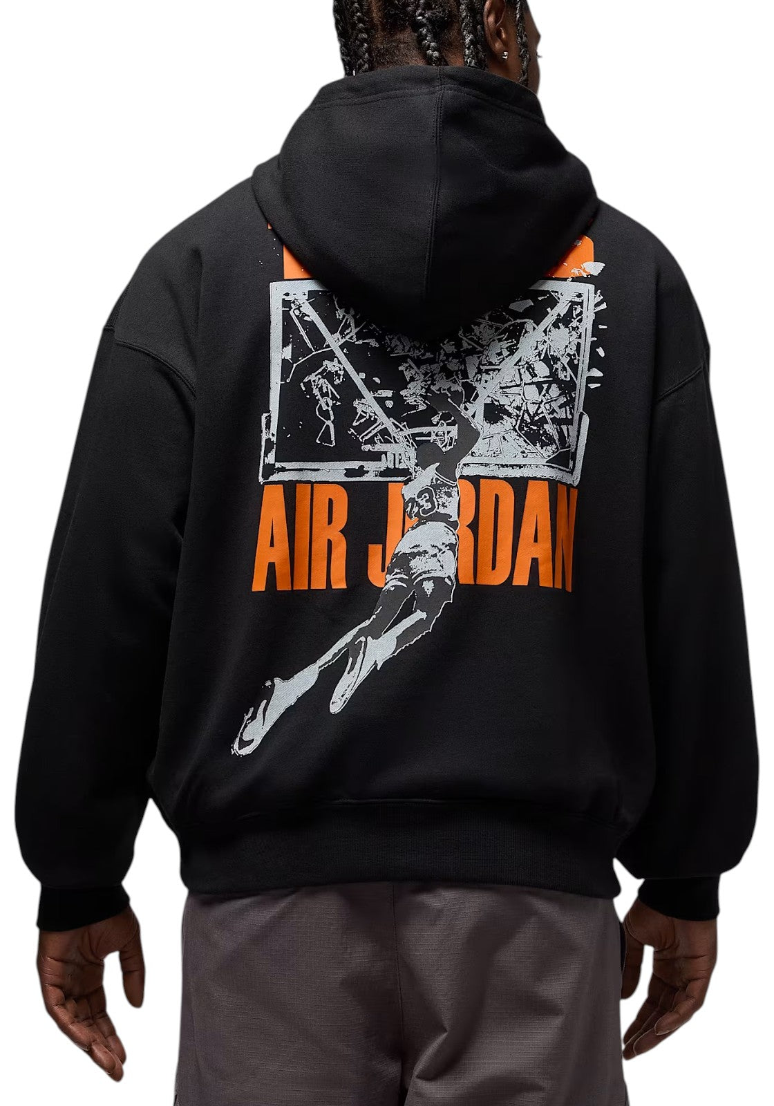 FELPE Nero/arancio Nike