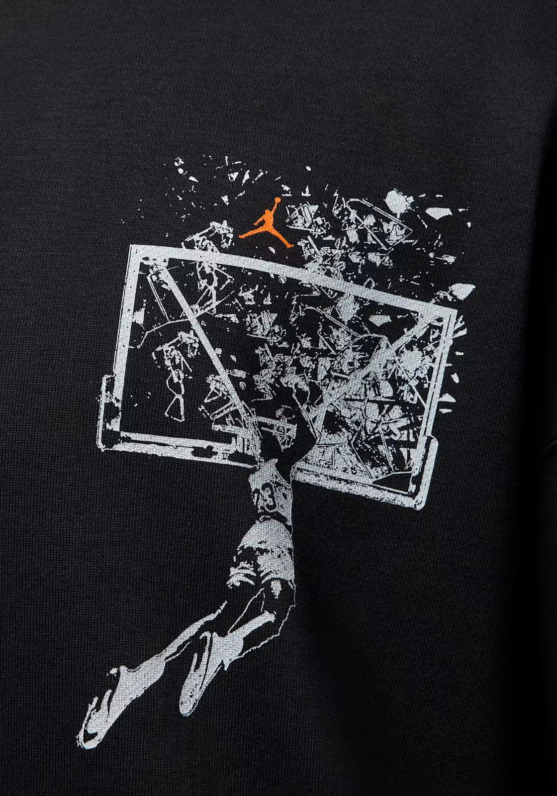 FELPE Nero/arancio Nike