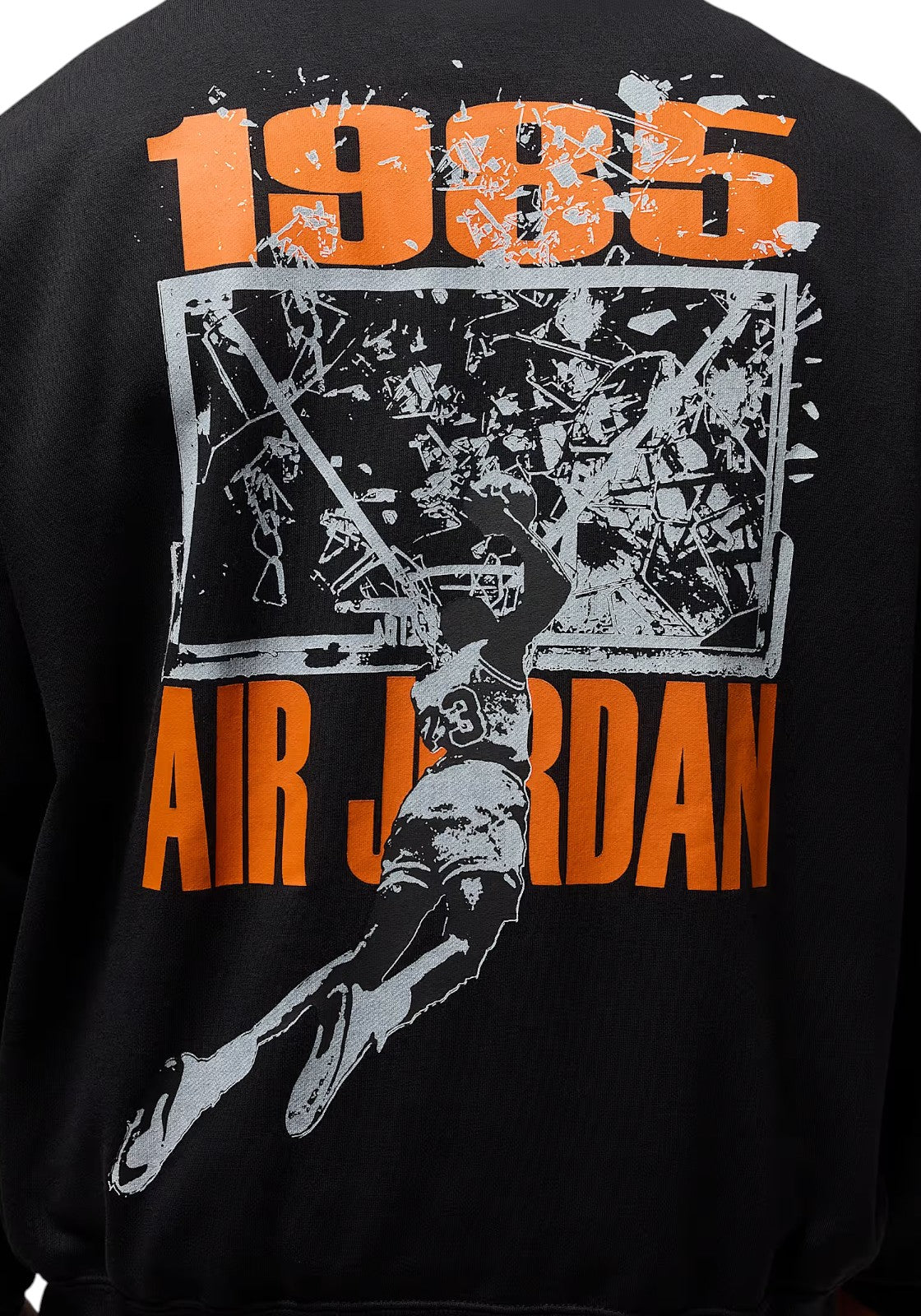 FELPE Nero/arancio Nike