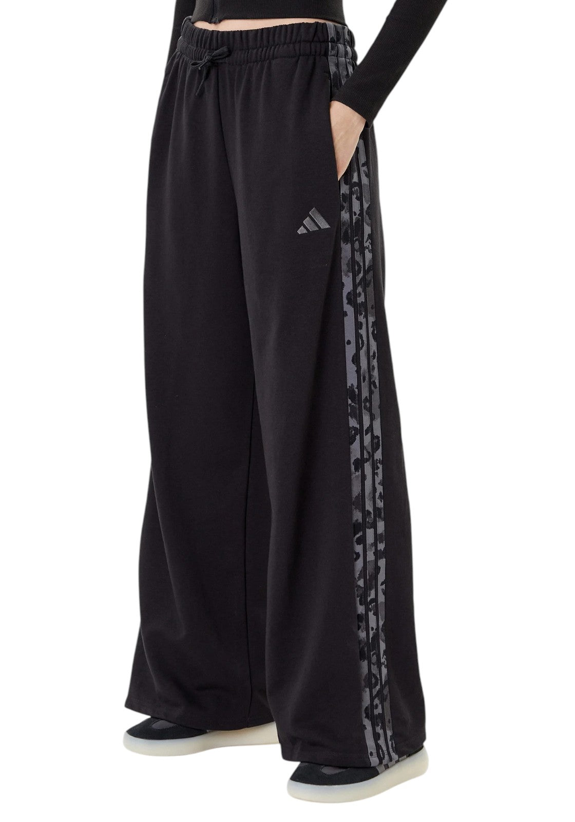 PANTALONI Nero/grigio Adidas