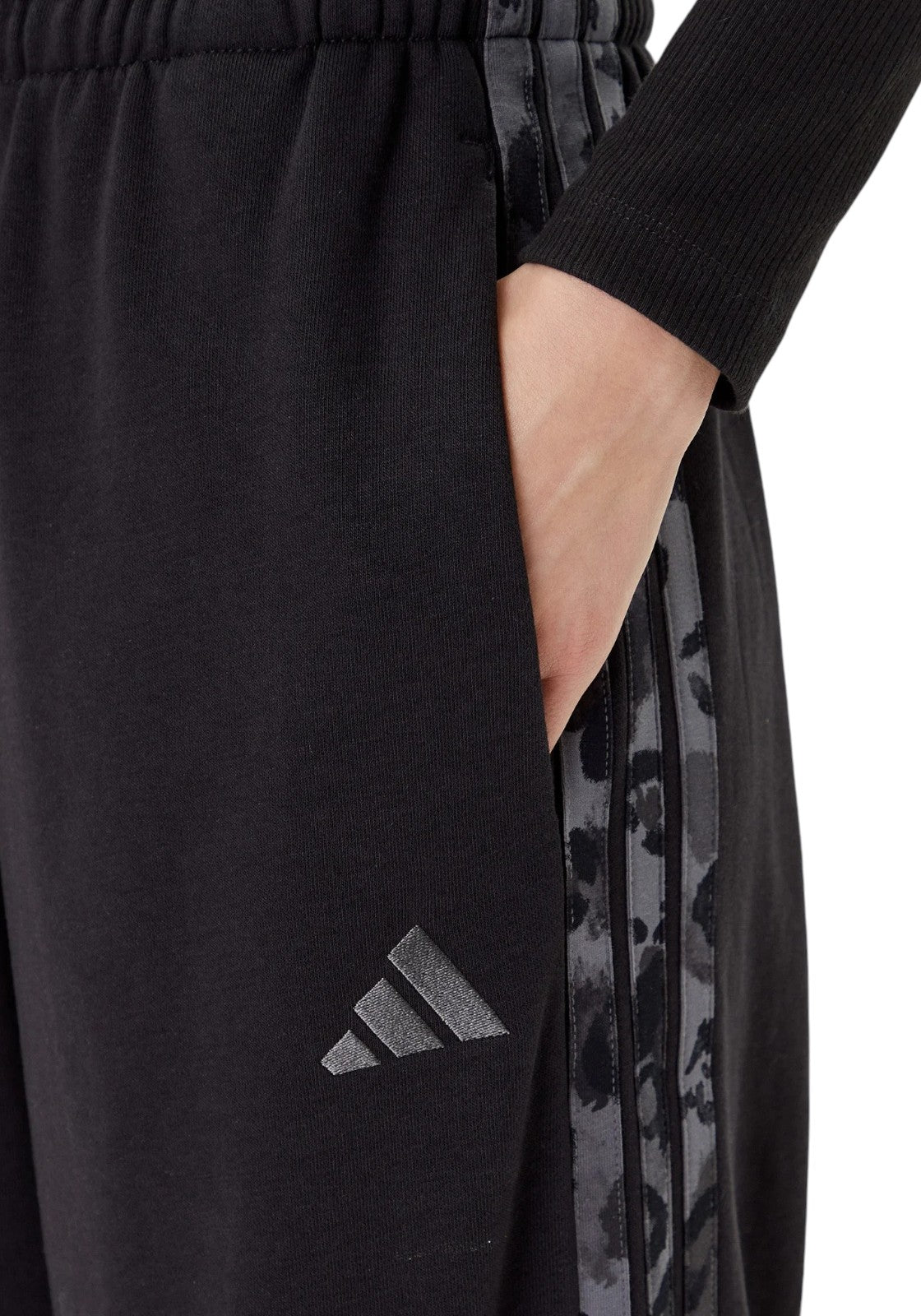 PANTALONI Nero/grigio Adidas