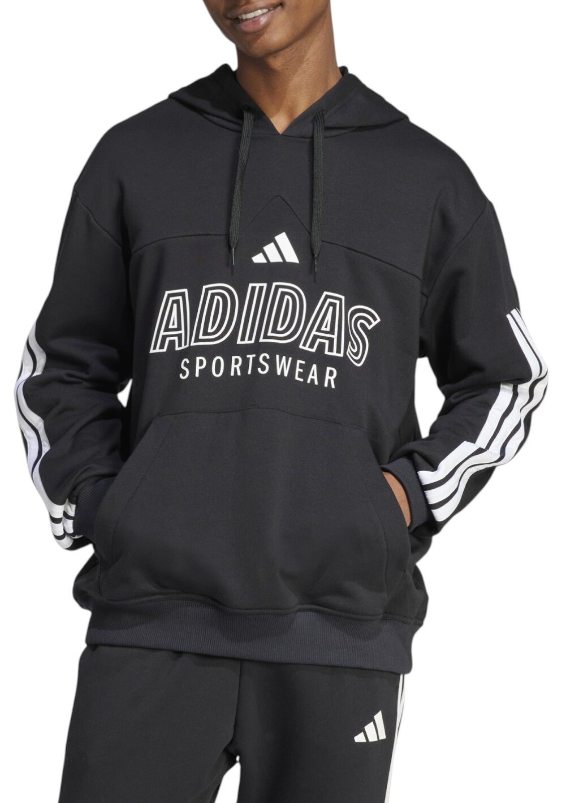 FELPE Nero/bianco Adidas