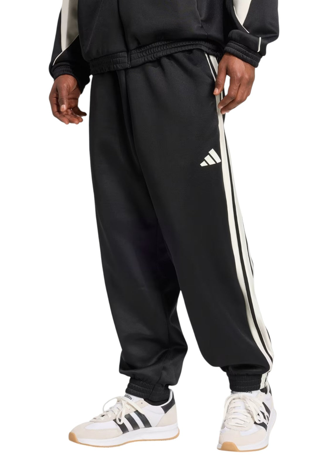 PANTALONI Nero/bianco Adidas