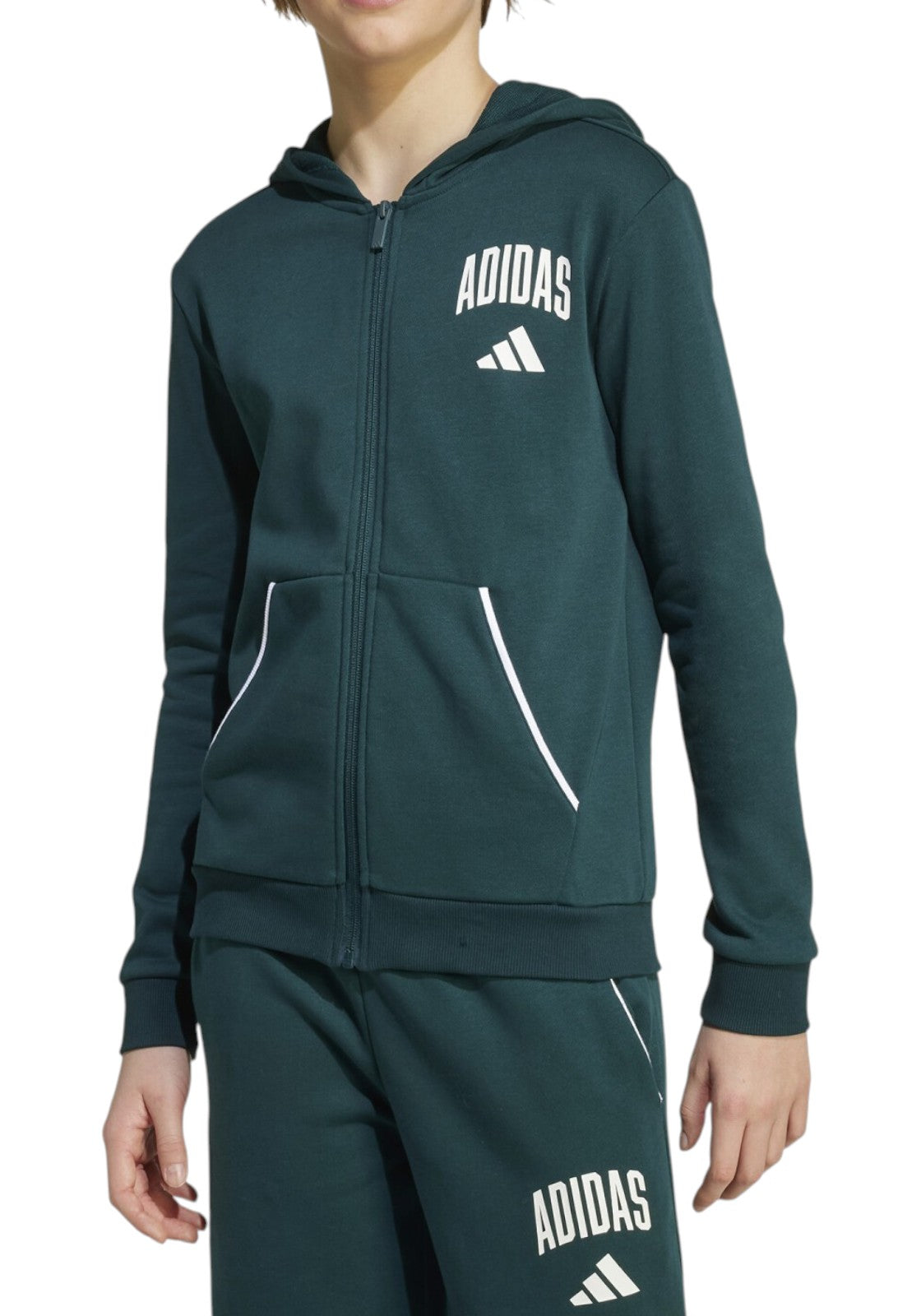 FELPE Verde/bianco Adidas