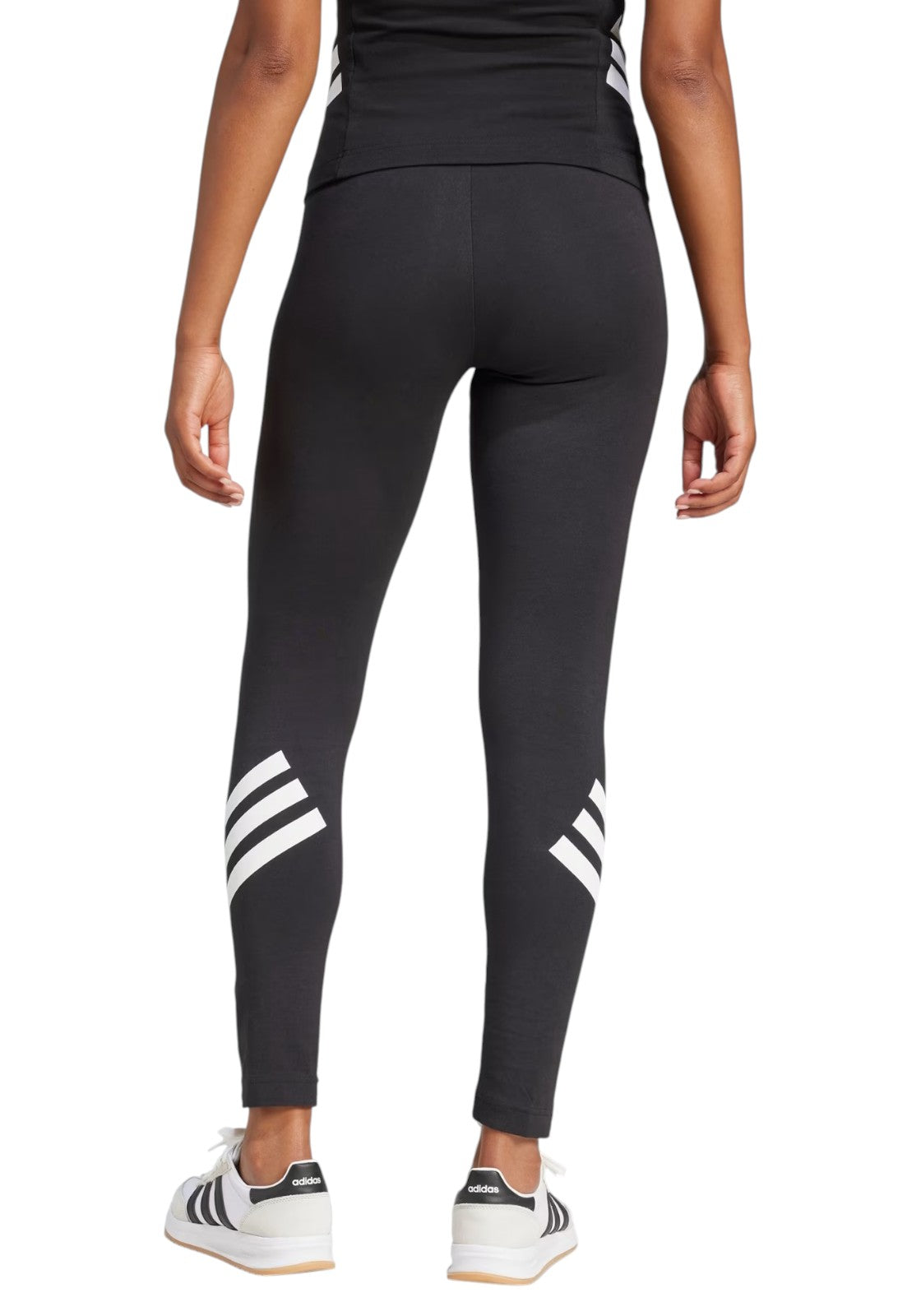 PANTALONI Nero/bianco Adidas