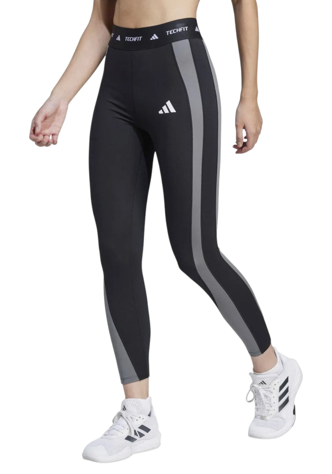 PANTALONI Nero/grigio Adidas