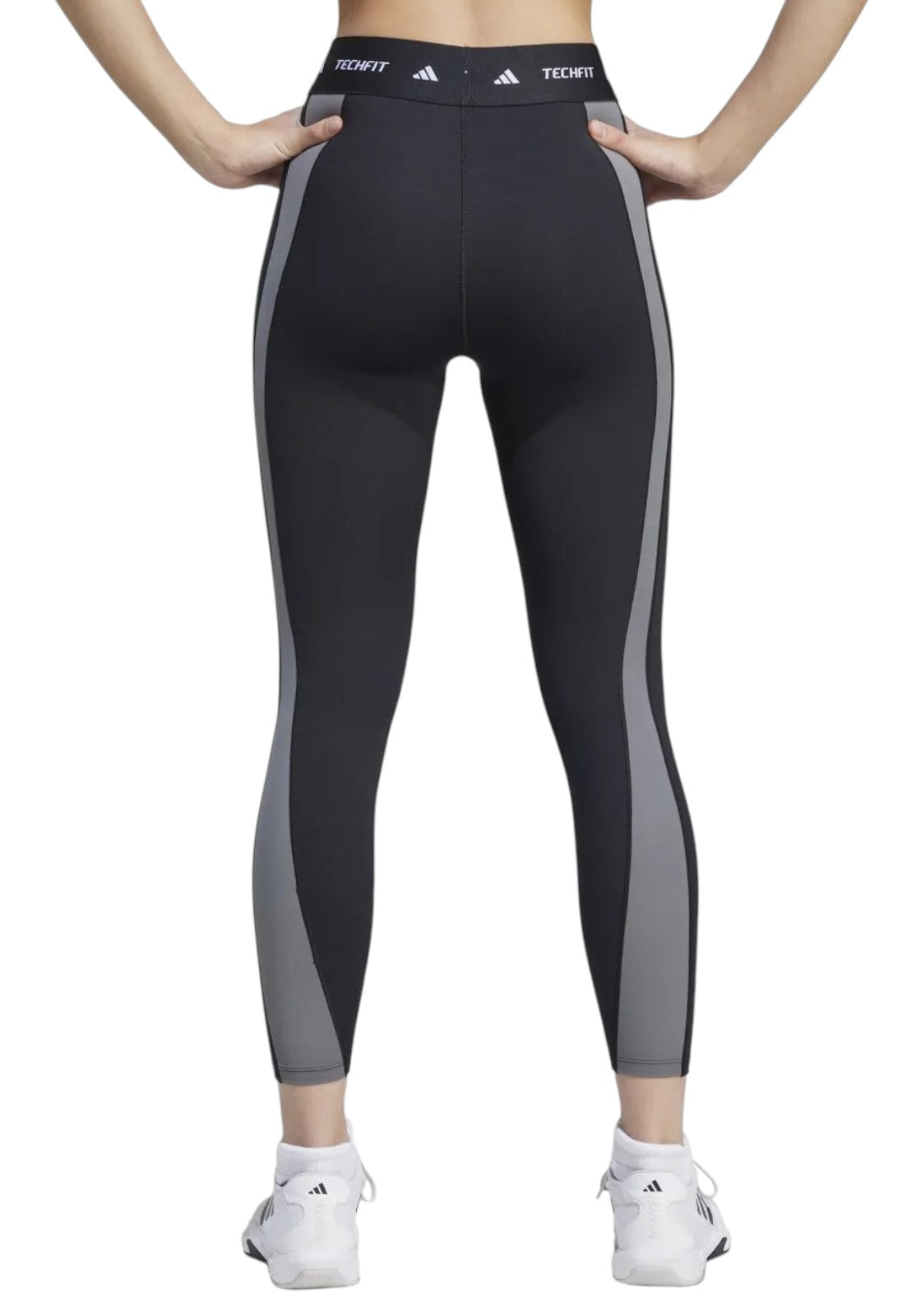 PANTALONI Nero/grigio Adidas