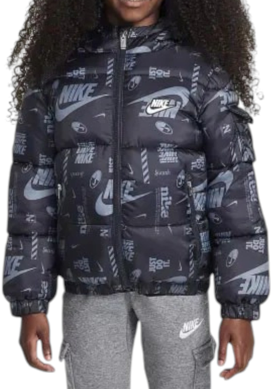 GIUBBINI E GIACCHE Nero/grigio Nike