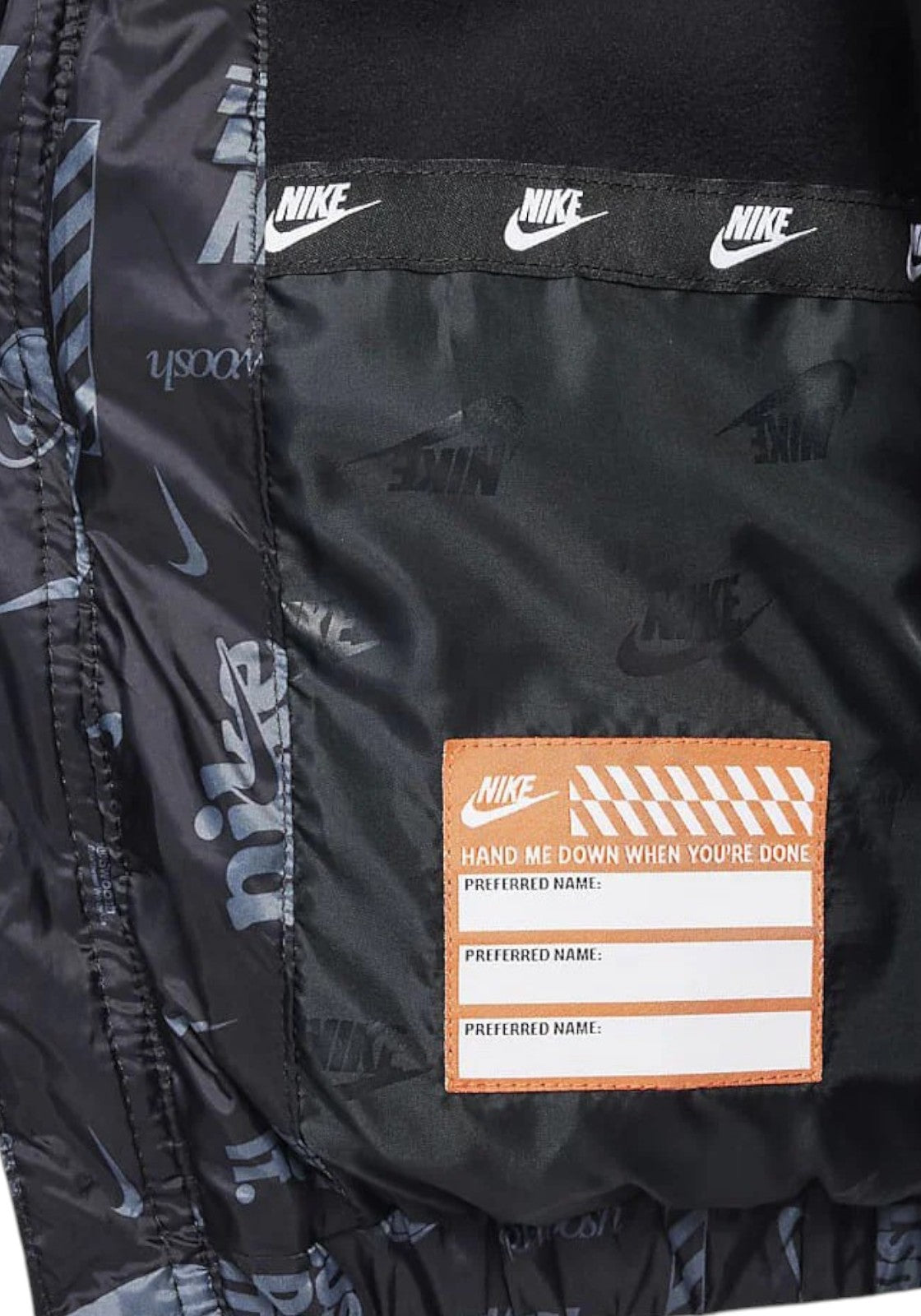 GIUBBINI E GIACCHE Nero/grigio Nike