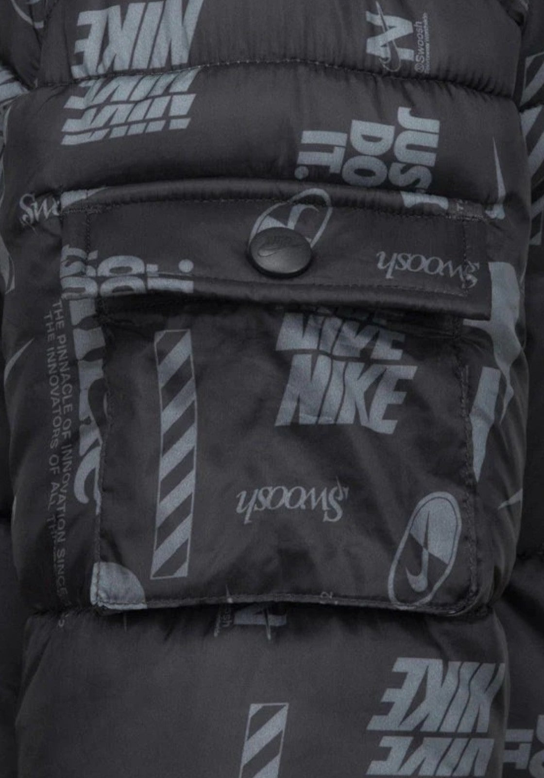 GIUBBINI E GIACCHE Nero/grigio Nike