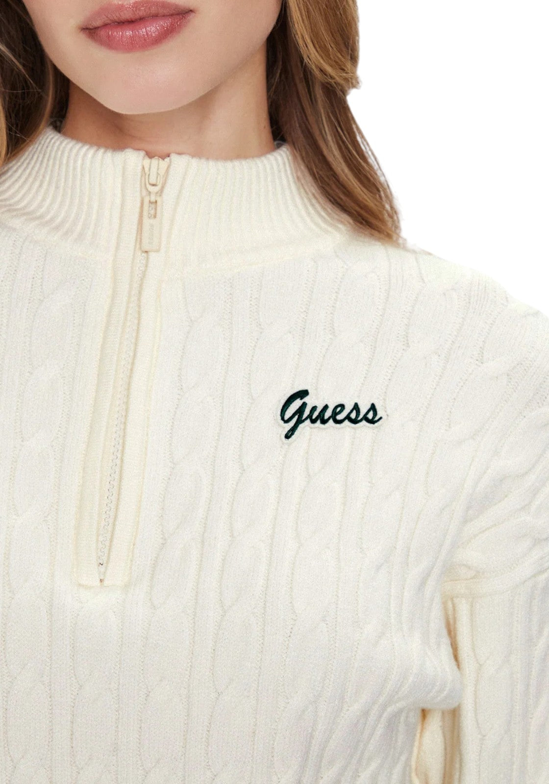 MAGLIONI E POLO Panna/verde Guess