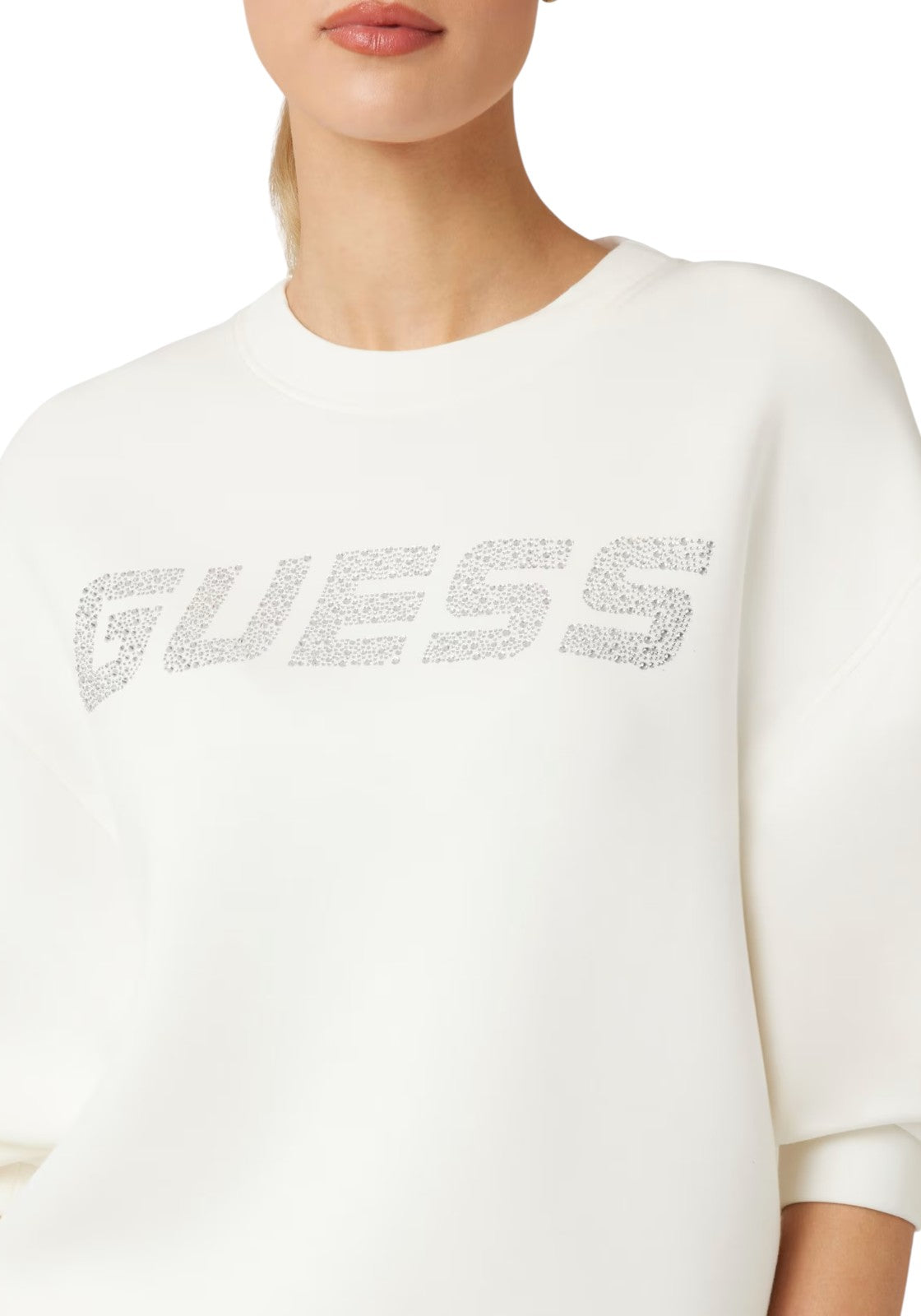 FELPE Bianco/argento Guess