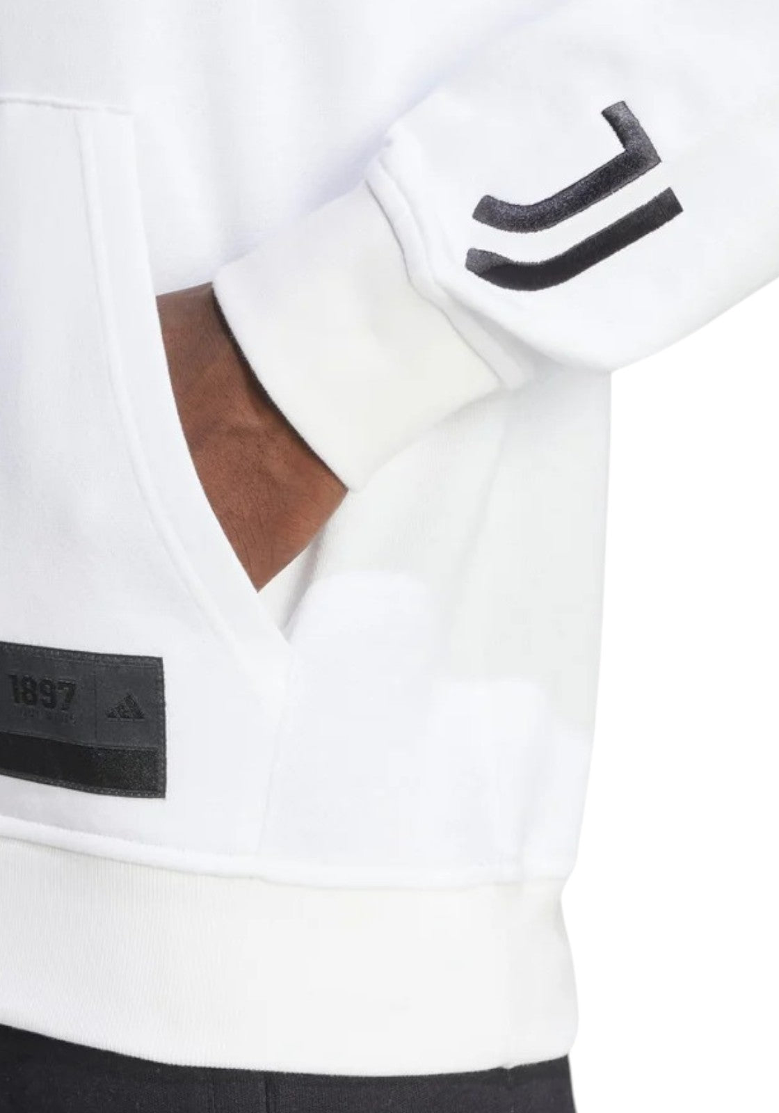 FELPE Bianco/nero Adidas