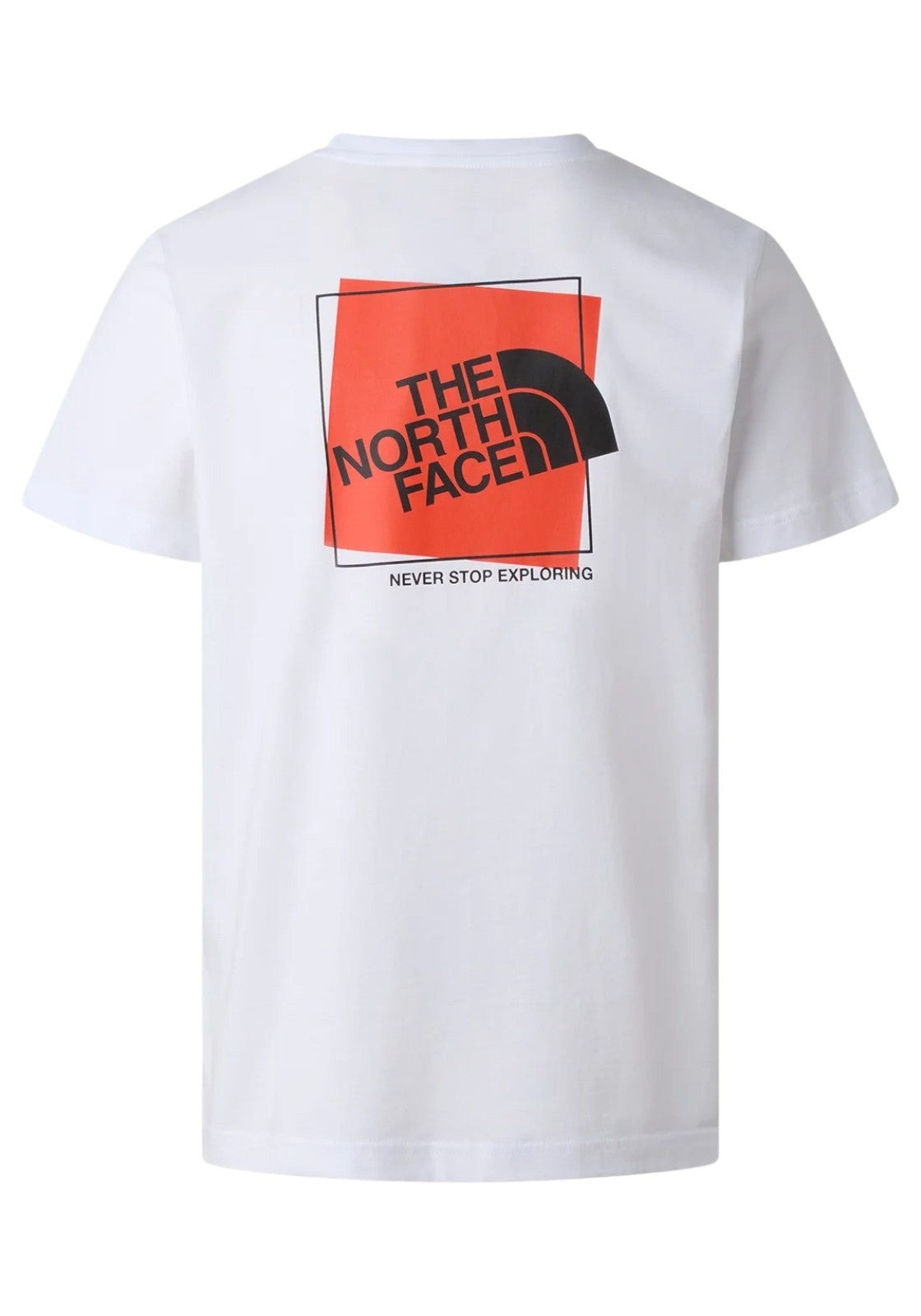T-SHIRT E CANOTTE Bianco/rosso The North Face